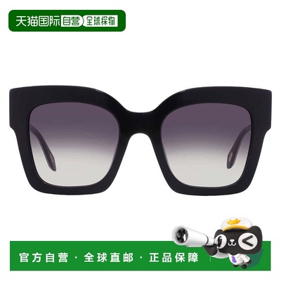 自营Just Cavalli Smoke Gradient Square Ladies Sunglasses SJC