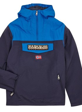 Napapijri 童款 RAINFOREST POCKET 派克大衣 蓝色