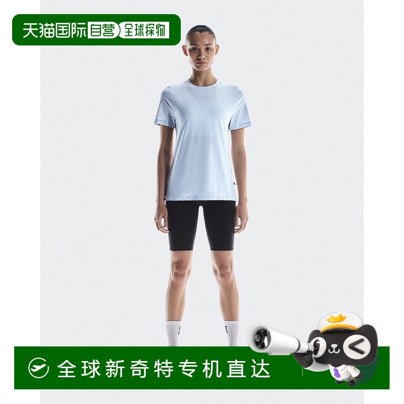 欧洲直邮On昂跑 Focus系列女士北极白棉网眼开衩短袖T恤运动