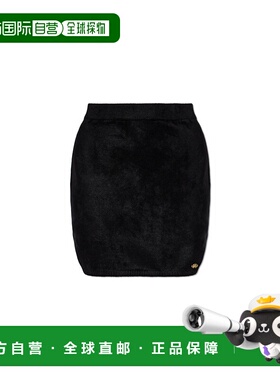 1h可退 香港直邮AMIRI 女士半身裙 AWKNKR10220001 AW2025 黑色 S