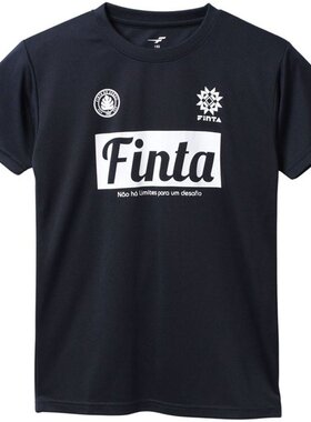 日本直邮FINTA JR 练习 T 恤足球 FT8755-1100 短袖