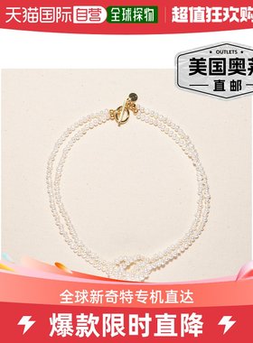 joey babyCece 双层珍珠项链 - 金色 【美国奥莱】直发
