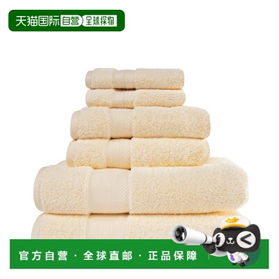自营Superior 6pc Turkish Cotton Towel Set - ivory 美国奥莱直