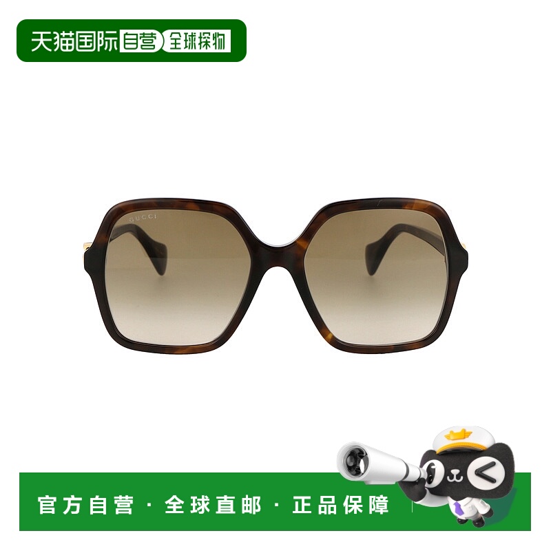 1h可退 香港直邮GUCCI 女士眼镜 GG1072S002 SS2025 黑色 GUCCI S
