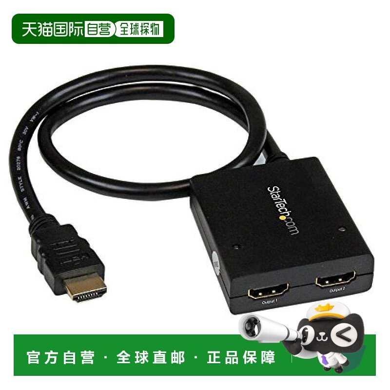 【日本直邮】StarTech.com 2 分配器 4K 30Hz的ST122HD4KU