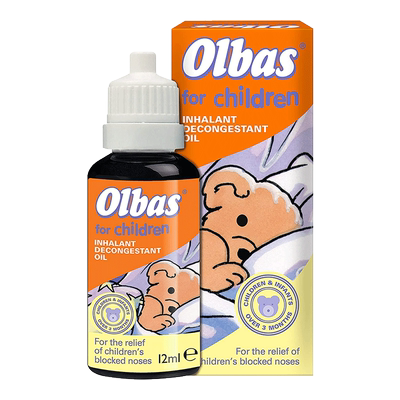 欧洲直邮Olbas奥尔巴斯婴幼儿精油4*12ml缓解鼻塞呼吸不畅流鼻涕