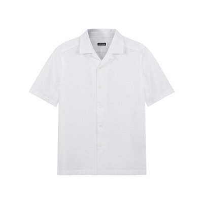 Zegna 翻领短袖衬衫 UDX25A7SCP3