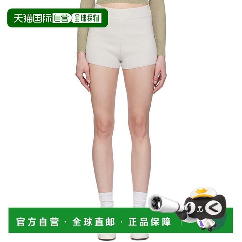 1h可退 香港直邮潮奢 Ami Paris 女士 灰色 Ami de Cœur 短裤 FSO