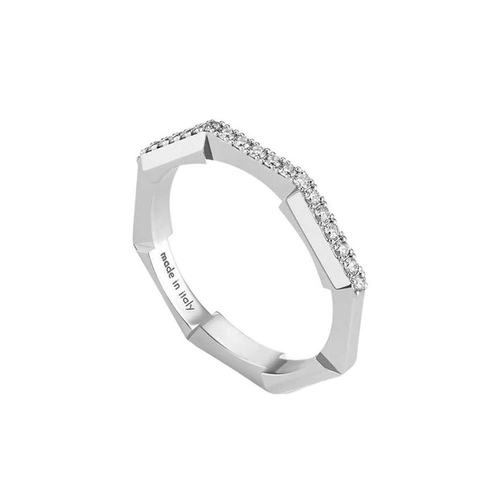 Gucci 徽标钻石戒指 YBC6621400010