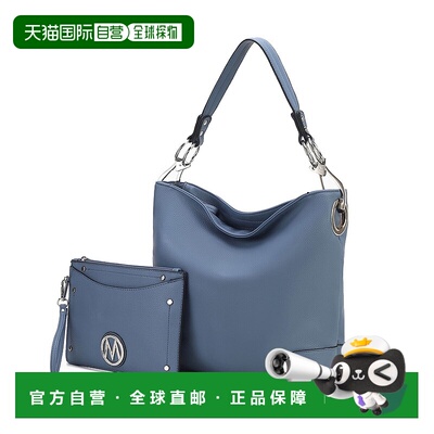 自营 mia k collectionViviana Women's 2Pcs Hobo Bag with Wris