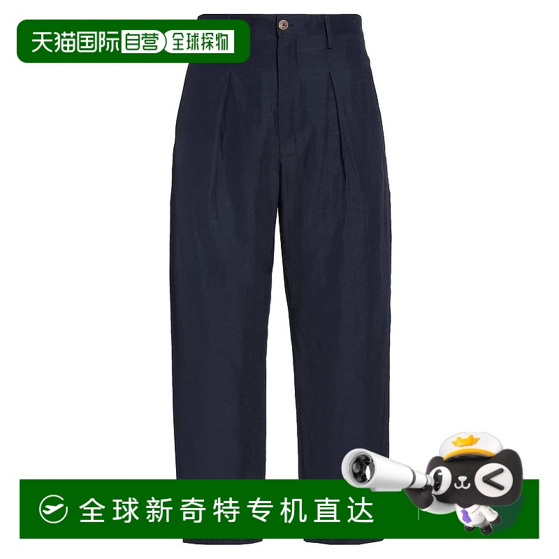 1h可退 香港直邮潮奢 Armani 阿玛尼 男士 休闲长裤 blue蓝色 舒