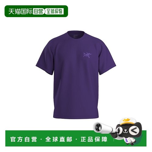 自营1h可退 欧洲直邮Arc'Teryx始祖鸟 Kragg男士深紫色棉质短袖T
