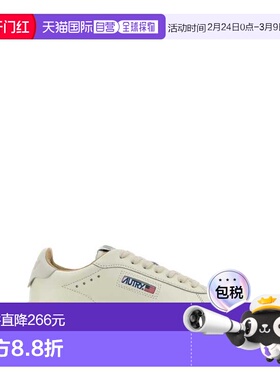 香港直邮AUTRY 女士 Dallas 白色皮质运动鞋 ADLWMR01