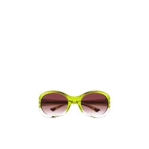 GUCCI 女士眼镜 GG2012S013 AW2025 棕色 圆框太阳镜