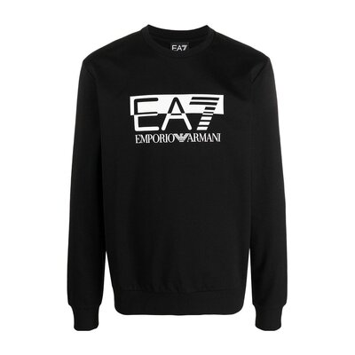 EA7 Emporio Armani logo印花圆领卫衣 6RPM60PJ05Z