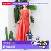 1h可退 A0151FA474 连衣裙 日本直邮tiara 女士腰部金扣无袖