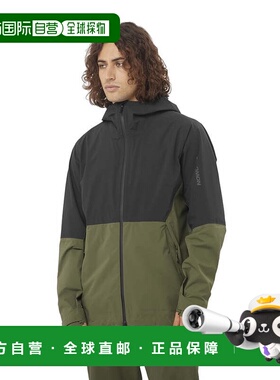 日本直邮SALOMON 男士OUTERPATH 2.5L防水雨具冲锋衣