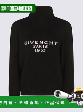 香港直邮GIVENCHY 女士针织衫 BW90VE4ZSN001 AW2025 黑色 HIGH N