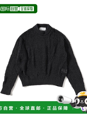 1h可退 日本直邮UNUSED 男士轻盈网眼编织圆领毛衣 11150560150