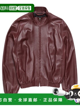 1h可退 香港直邮Acne Studios 长袖皮夹克 B70168皮衣