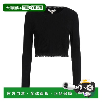 1h可退 香港直邮潮奢 LOVESHACKFANCY 女士 毛衣 black黑色 舒适