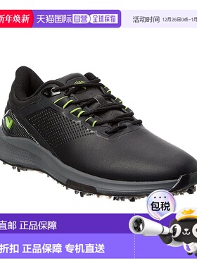 自营 callaway卡拉威Coronado V4皮革高尔夫鞋-黑色 美国奥莱直发
