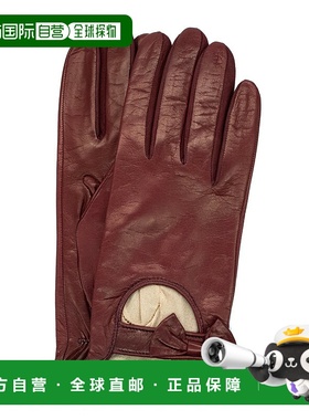 自营 portolano带弓的皮革驾驶手套 - tokay 美国奥莱直发皮手套