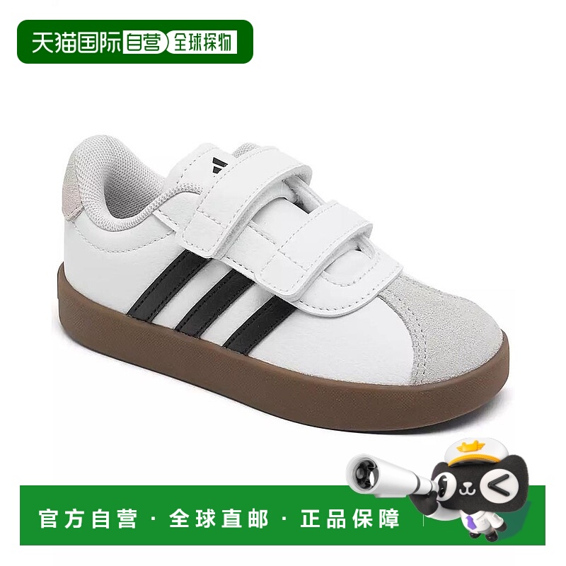 【美国直邮】adidas Toddler Kids VL Court 3 0 紧固带休闲运动