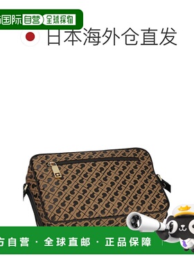 日本直邮GHERARDINI 女士单肩包GHB0112 TOFFE棕色/黑色奢华时尚