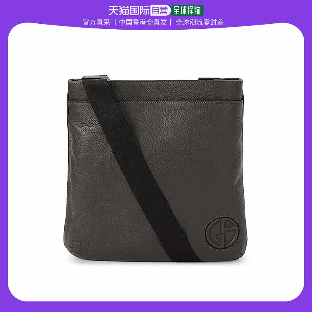 香港直邮Armani阿玛尼男士单肩包棕色方形Y2M029-YB42J-80005