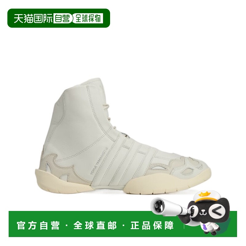 香港直邮Y-3 男士运动鞋 JQ8846 AW2025 白色 高帮系带运动鞋
