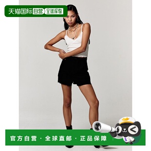 韩国直邮ASIF 女士半身裙CA22DPT003BK休闲纯棉 CALIE