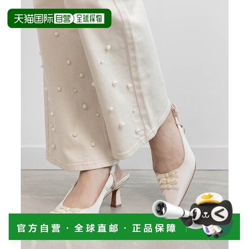 日本直邮RANDA 迷你丝带背带女鞋 单鞋高跟鞋 黑色RA041BW016831