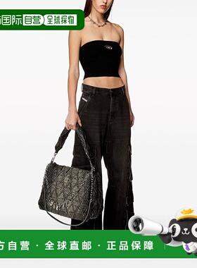 1h可退 香港直邮潮奢 Diesel 迪赛 女士 平纹针织抹胸 A130190DLA