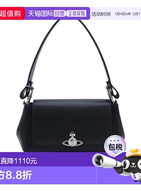1h可退 香港直邮Vivienne Westwood 翻盖单肩包 4602000WWS000D