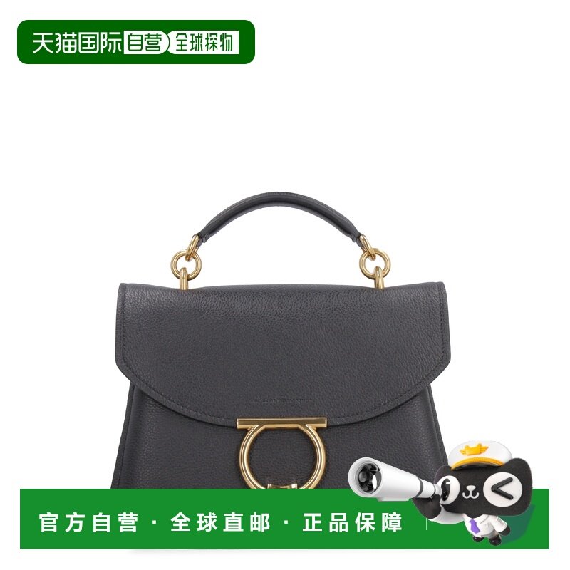 香港直邮Salvatore Ferragamo 菲拉格慕 女士 环扣荔枝纹皮革手袋,箱包皮具/热销女包/男包,通用款女包,淘宝优惠券,粉丝福利购,淘宝优惠卷