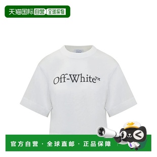 香港直邮OFF OWAA090C99JER0040110 女士T恤 AW2025 WHITE