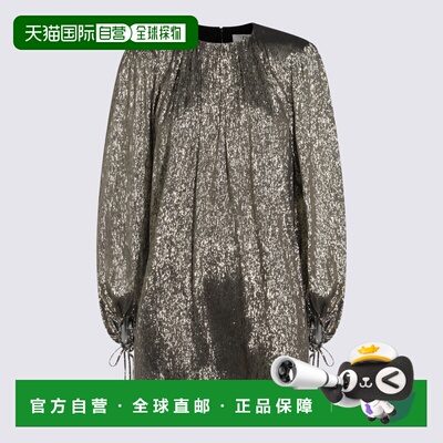 香港直邮CHLOÉ 女士连衣裙 CH25SRO142980YY SS2025 棕色 长袖连