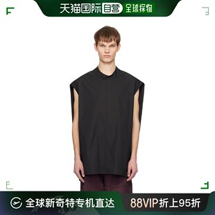 桑达 男士 J21DL016 黑色纽扣背心 Jil Sander 香港直邮潮奢 吉尔