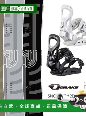 日本直邮FNTC TNT R 滑雪板和 Drake King 固定器（25-26）硬装备