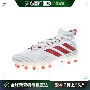 自营｜Adidas阿迪达斯运动鞋 红白拼接低帮系带减震耐穿舒适足球鞋