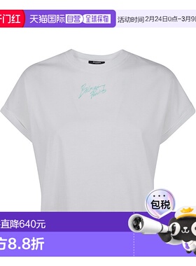香港直邮BALMAIN 女士T恤 GF1EE005BD40GXF SS2026 白色 SHORT SL