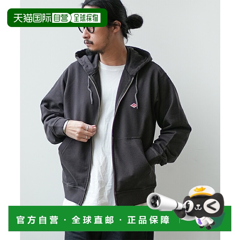 日本直邮[DT-C0407CIN] DANTON ZIP HOODIE 男士棉质拉链连帽衫上