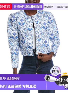 自营Sail to Sable绗缝印花夹克-白色 美国奥莱直发