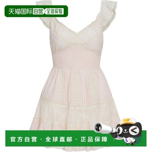 自营 LoveShackFancy Women's Presline Dress, Tea Rose Pink -