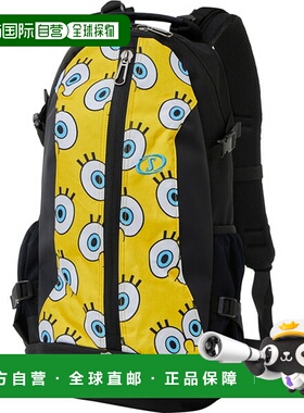 日本直邮SPALDING 斯伯丁笼式海绵宝宝眼睛篮球背包 40007SBE