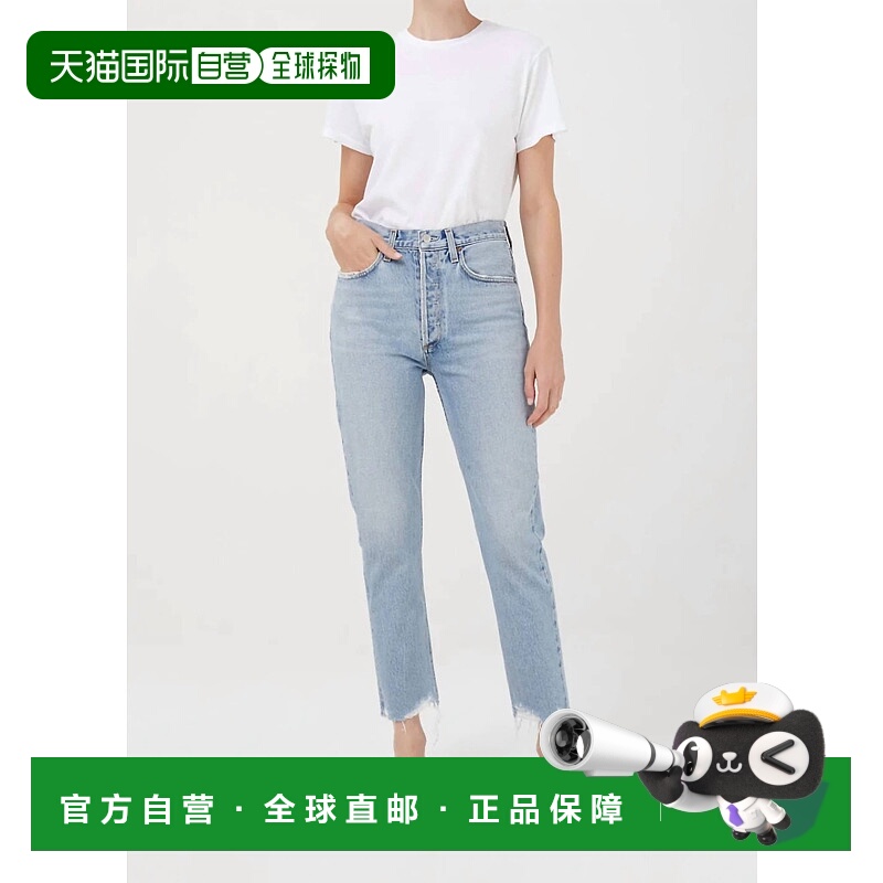 自营 agoldeRiley High Rise Straight Jeans 在 Curio 美国奥莱