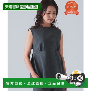 女款 衬衫 纯色圆领拉链无袖 日本直邮beams