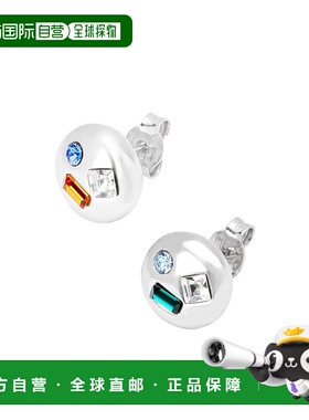 香港直邮Loewe Anagram 卵石耳环 银耳饰耳饰JJ07239X11银耳环