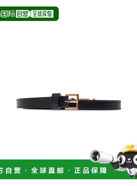 香港直邮VERSACE 女士腰带 1019432DV3T1B00V SS2025 黑色 Leathe